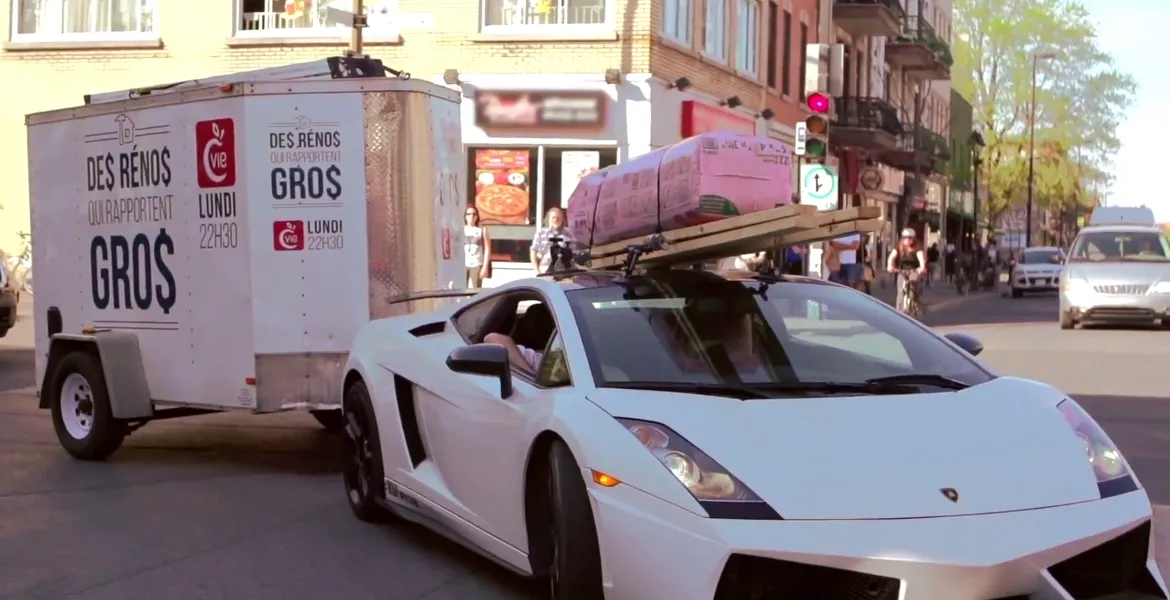 Lambo Gallardo, supercarul bun la toate, în special la reclamă [VIDEO]