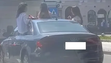 5 tineri din Constanţa au vrut să petreacă ca-n filme, Poliţia însă nu le-a apreciat gestul şi i-a amendat - VIDEO