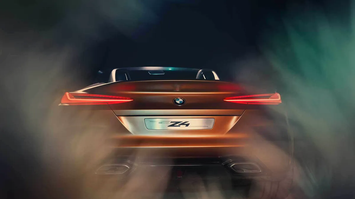 Poze „scăpate” online cu conceptul care prefigurează noul BMW Z4. E superb! 