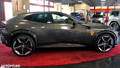 Ferrari Purosangue a ajuns pe Autovit cu prețuri astronomice. Un milion de euro îți cumpără cel mai nou model al italienilor