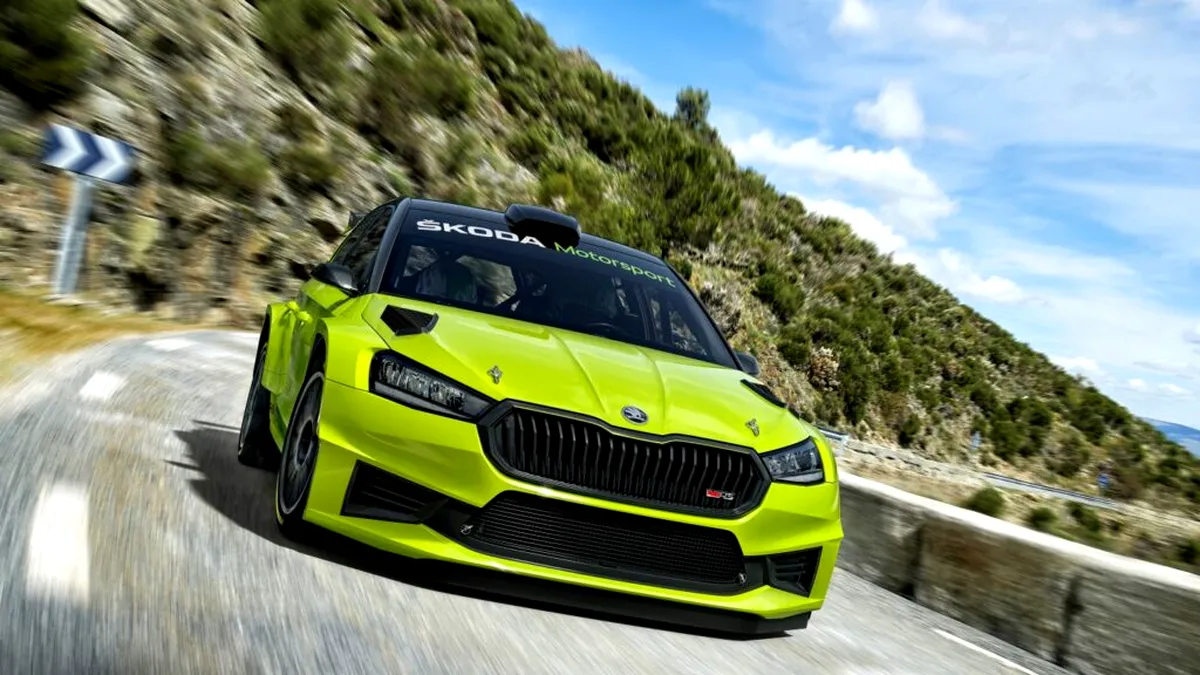 Skoda Motorsport a dezvăluit noua Fabia RS Rally2, model destinat curselor de raliuri