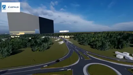 Simulare video 3D pentru lotul 5 al autostrăzii Sibiu - Pitești. Când încep lucrările