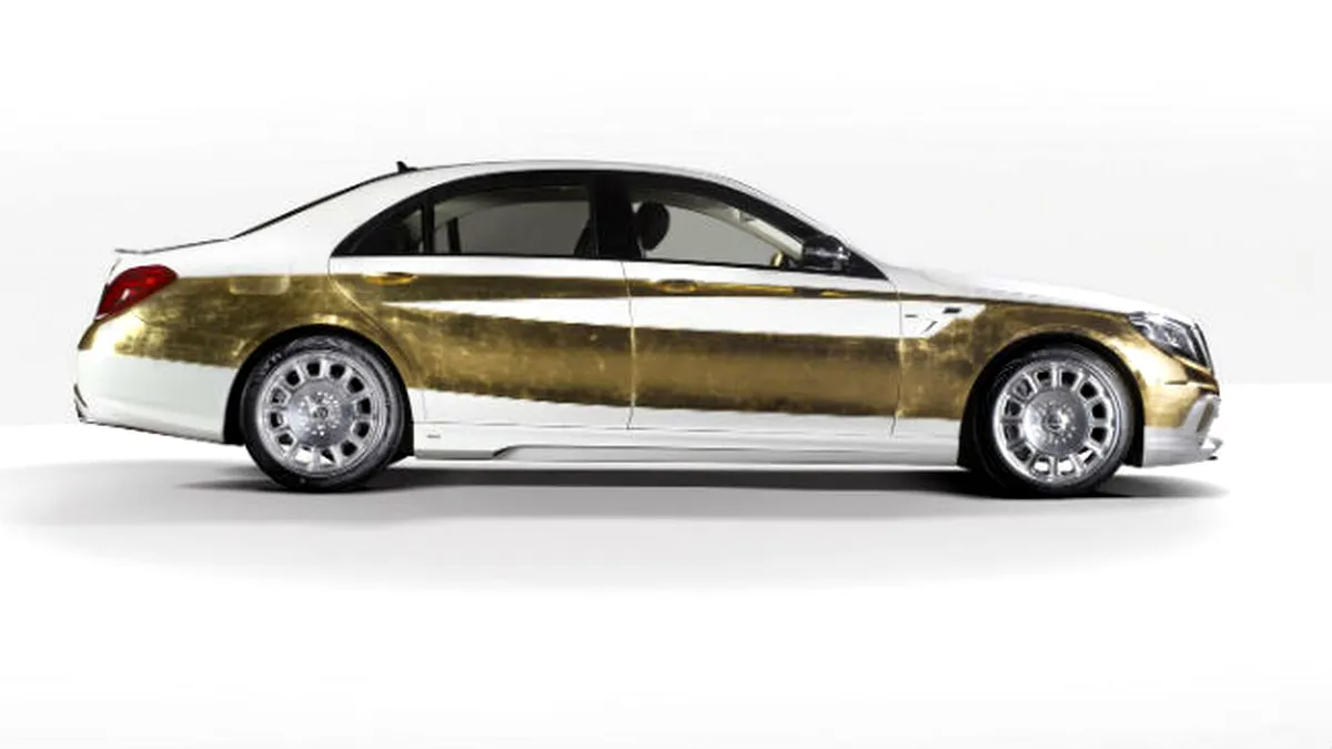 Aur pentru noul Mercedes-Benz S-Class. Sau kitch-tuning pentru China...
