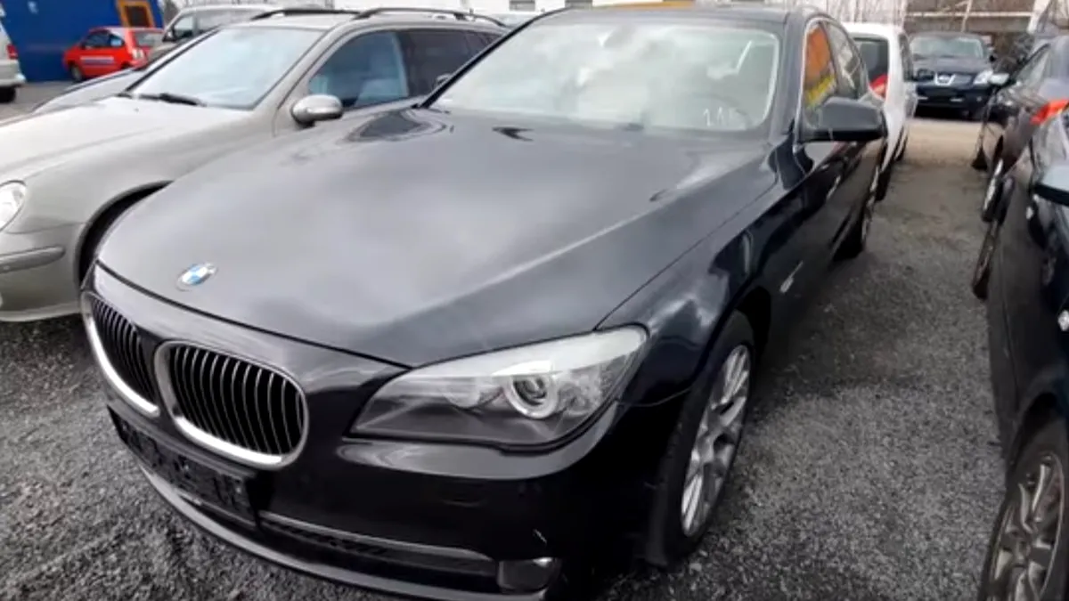 Acesta este cel mai ieftin BMW Seria 7 de vânzare în Germania. Ce probleme are?