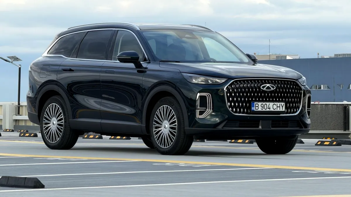 Video - Noul Chery Tiggo 9 Super Hybrid costă 47.000 de euro. Ce oferă rivalul lui Hyundai Santa Fe și Kia Sorento