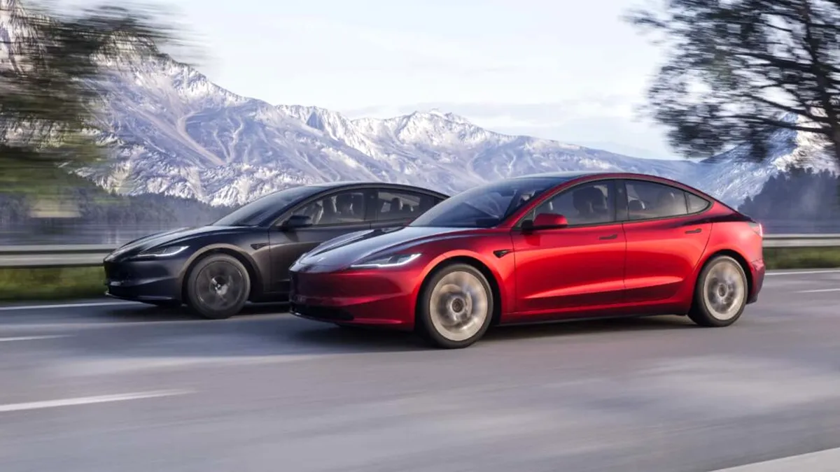 Tesla prezintă actualizarea pentru Model 3. Designul a fost rafinat, iar autonomia a crescut - GALERIE FOTO