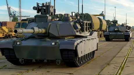 EXCLUSIV Un general român explică de ce tancul Abrams ar purtea fi problematic pentru România: Motor cu turbină „într-o mare de motoare diesel”
