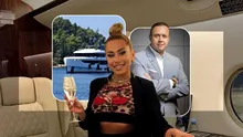 Manelista Roxana, regină pe yachtul milionarului TINMAR care a dus-o acasă cu avion privat!
