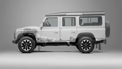 <span class='prepend'>Foto |</span> Land Rover transformă clasicul Defender printr-un program de conversie limitat la 4 ani de producție. Clienții pot alege un V8 modern pentru modelul legendar