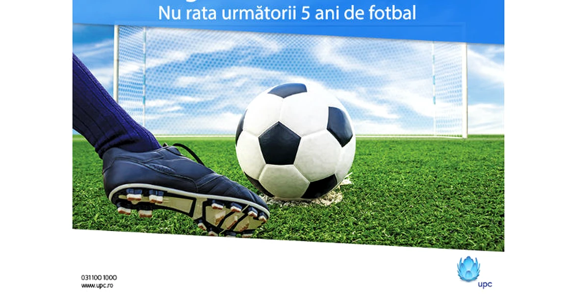 (P) UPC inscrie golul decisiv in meciul pentru drepturile de fotbal! Operatorul telecom va difuza LIGA 1 si Cupa Ligii in urmatorii 5 ani!