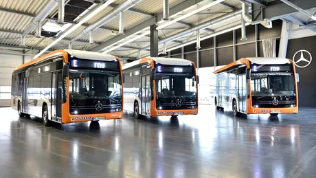 Autobuze Mercedes-Benz complet electrice vor circula în două oraşe din Germania