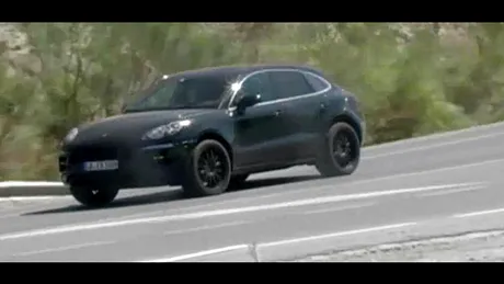 Video spion cu noul Porsche Macan