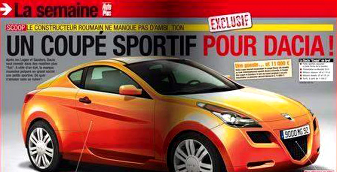 Dacia va lansa un coupe sportiv