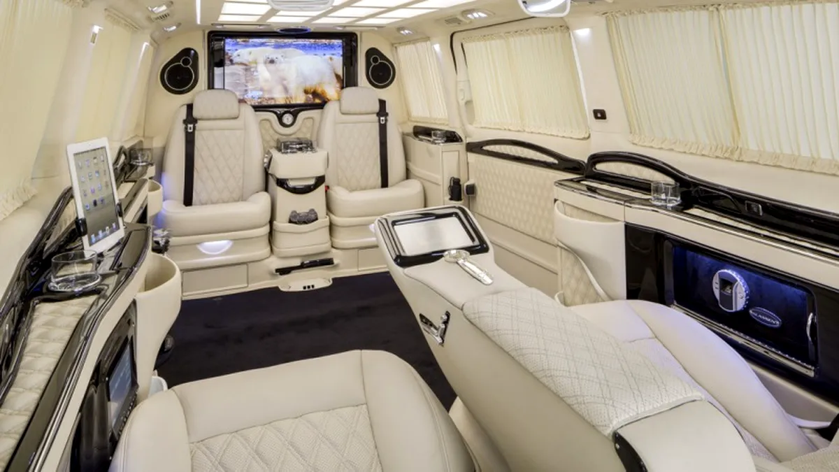 Mercedes-Benz Viano, transformat într-o dubă de 1 milion de euro. VIDEO