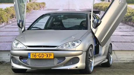 Race-tuning: Peugeot 206 GTI cu motor Honda Type-R