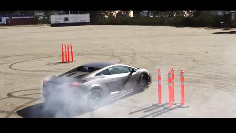 VIDEO: Cum să faci Gymkhana cu un Lamborghini Gallardo