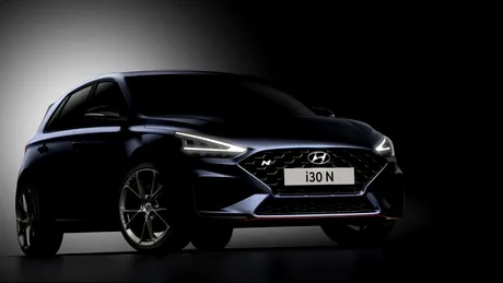 Hyundai a prezentat primele imagini cu sportiva i30 N
