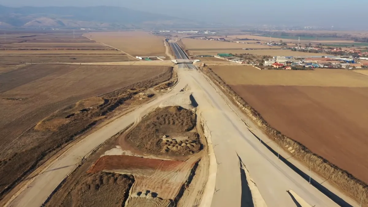Filmare din dronă: cum arată viitoarea autostradă A10 Sebes-Turda