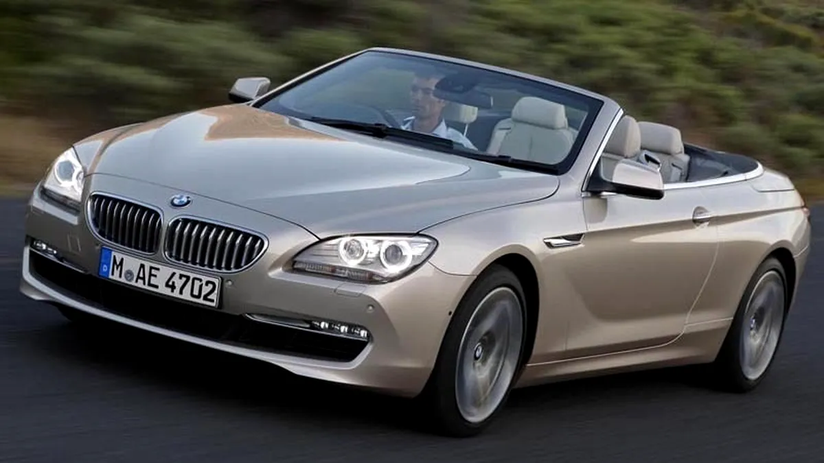 Exclusiv ProMotor: am condus noul BMW Seria 6 Convertible