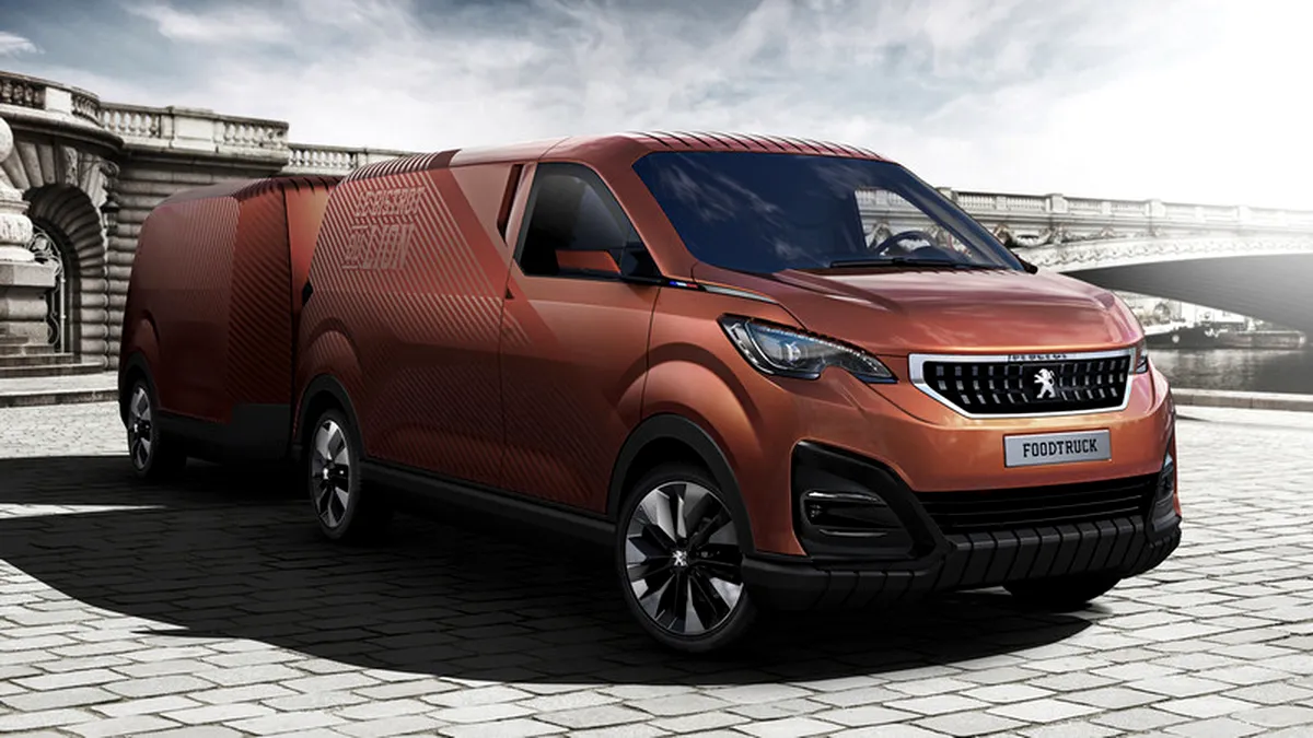 Conceptul Peugeot Foodtruck vrea să-ţi potolească pofta de croissante