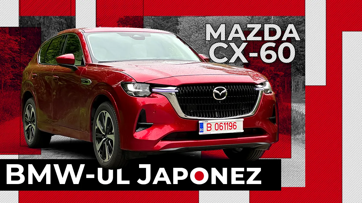 Mazda CX-60 3.3 diesel: Motor mare, consum mic - VIDEO