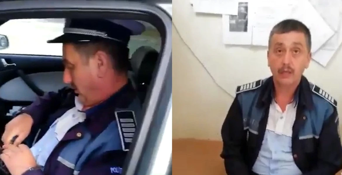 Un polţist, descoperit fără asigurare la maşină, refuză să predea numerele de înmatriculare – VIDEO
