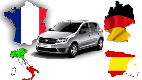 Şi în iulie, Dacia se vinde bine pe cele mai mari pieţe auto din Europa