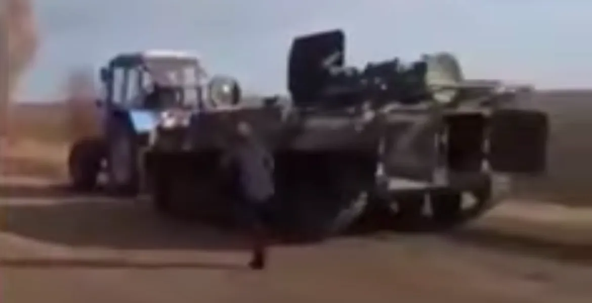 VIDEO: Cum au furat romii din sudul Ucrainei un tanc rusesc