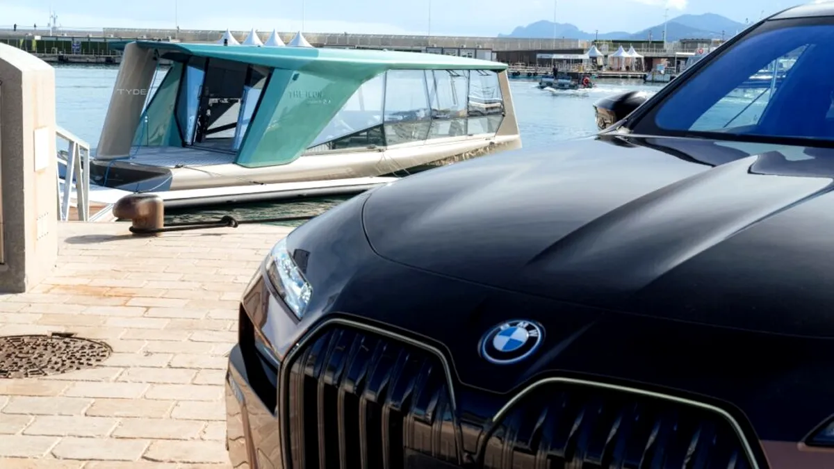 BMW și Tyde au creat un iaht alimentat cu energie electrică