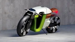 Skoda prezintă motocicleta viitorului, inspirată de un model produs în 1899