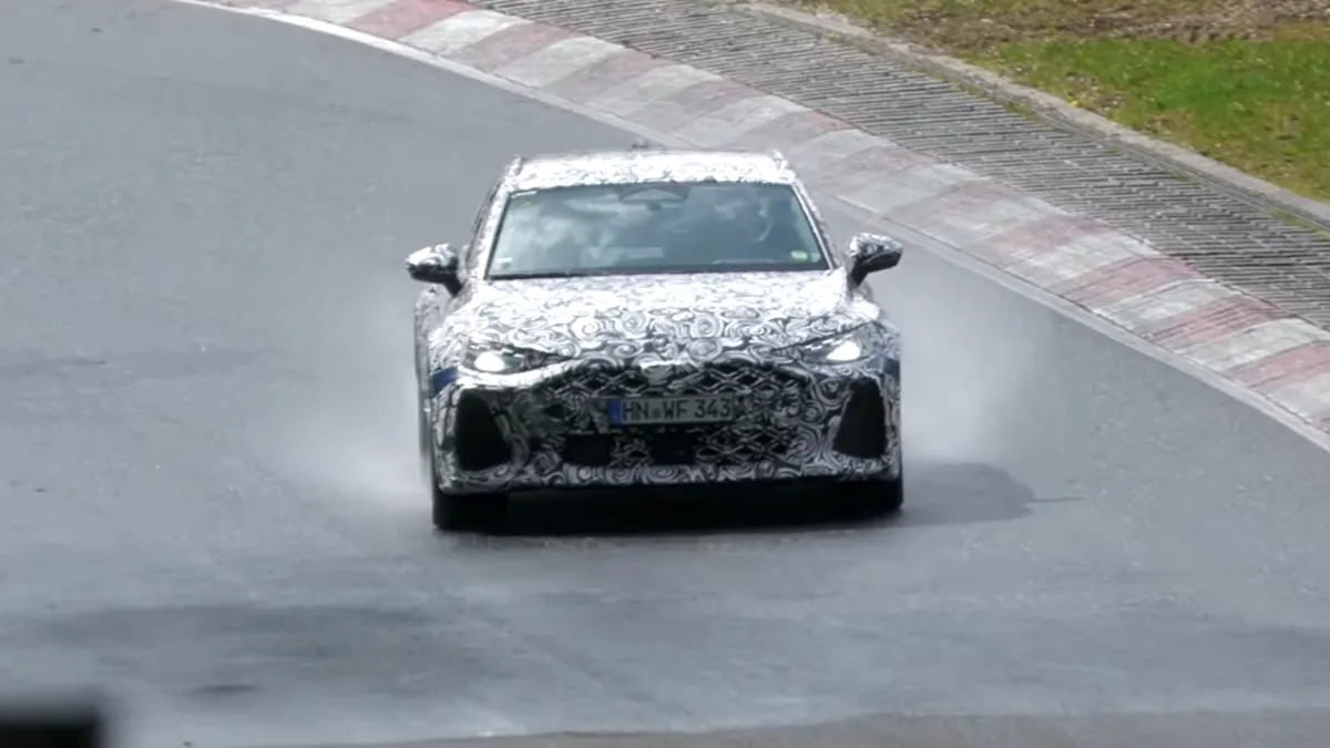 Audi a accidentat noul model RS6 în timpul testelor pe circuitul de la Nürburgring. Șoferul este nevătămat