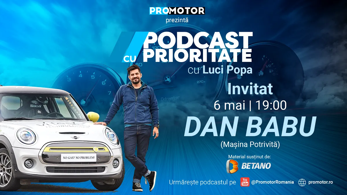 ”Podcast cu Prioritate” ep. 7. Dan Babu (Mașina Potrivită): ”Pur si simplu mă deranjează când oamenii sunt păcăliți”