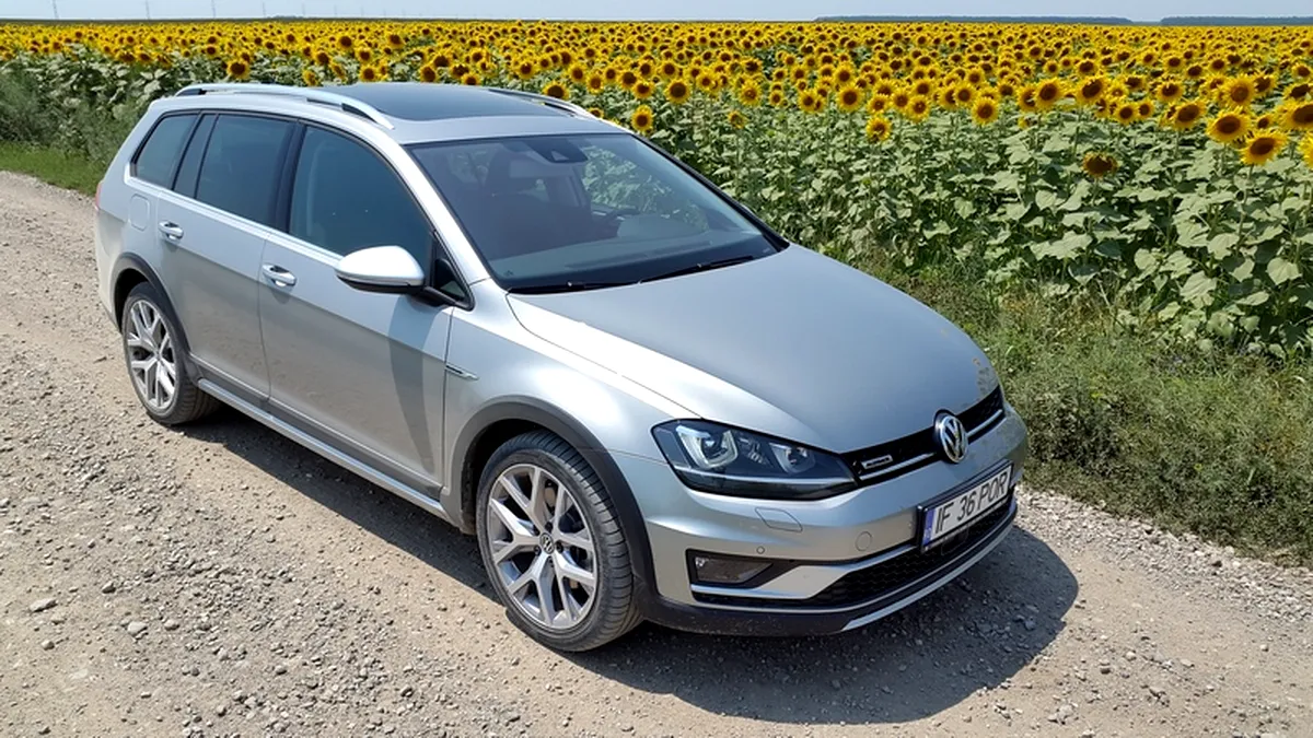 TEST Volkswagen Golf Alltrack. Tanchetă de familie