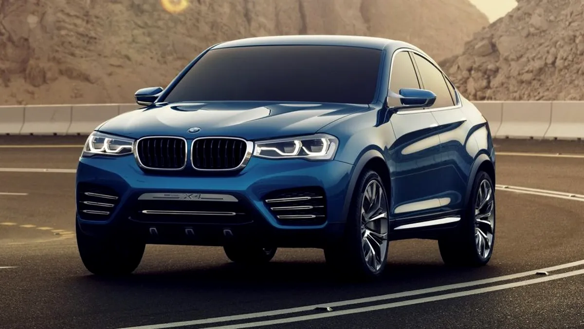 Primele imagini oficiale cu BMW X4 Concept, fratele mai mic al lui BMW X6