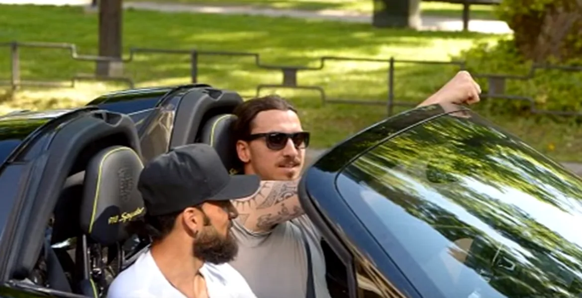 Ce aplicatii auto are instalate în telefon Ibrahimovic