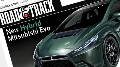 Viitorul Mitsubishi Lancer EVO 11 va fi hibrid?