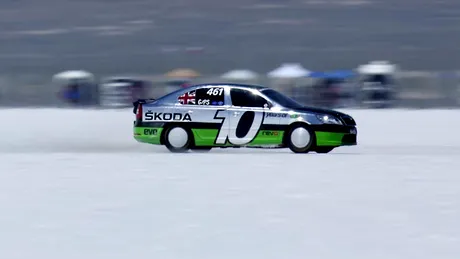 ŠKODA Octavia vRS depăşeşte bariera celor 200 mph la Bonneville