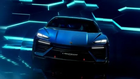 Lamborghini a prezentat primul său concept electric. Lanzador este un GT cu gardă la sol ridicată