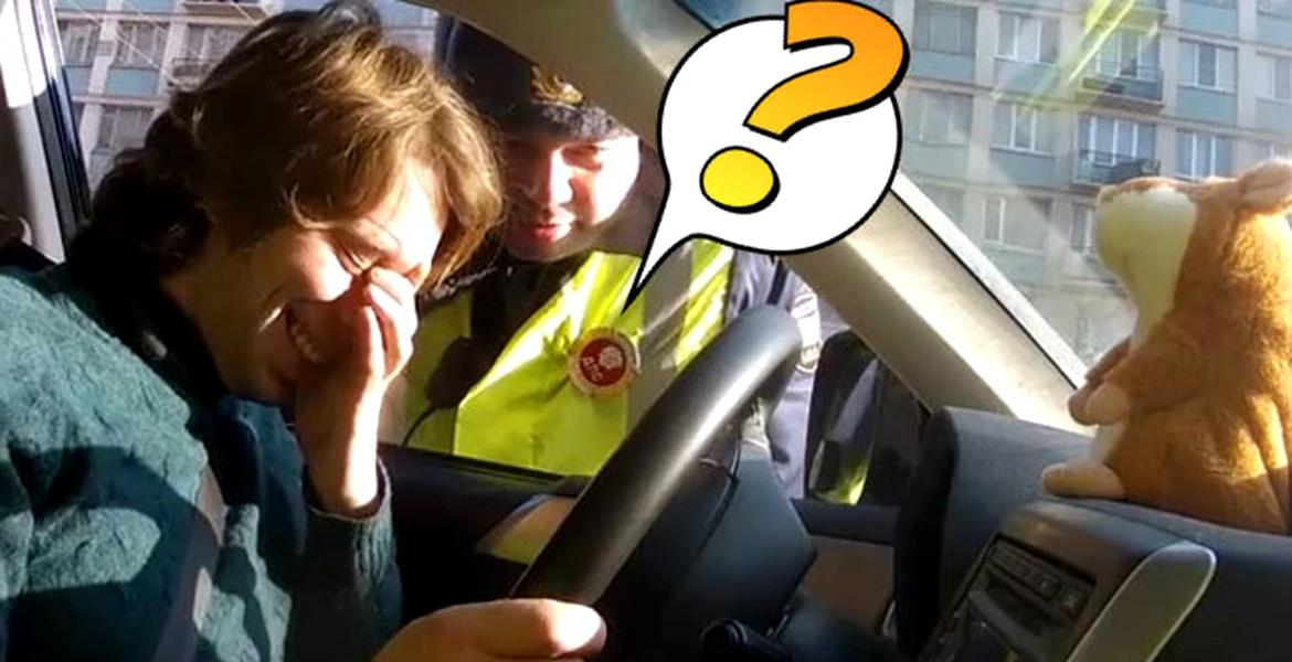 VIDEO FUN: aşa se testează dacă poliţiştii au simţul umorului…