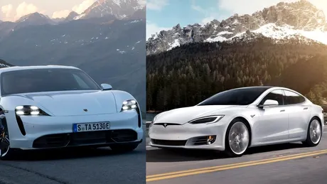 Porsche Taycan vs Tesla Model S. Pareri pro şi contra