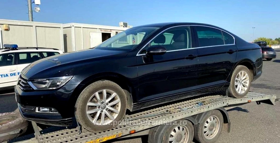 Un bulgar a încercat să scoată din România un Volkswagen Passat căutat în Germania