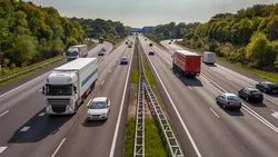 S-a deschis „sezonul de vânătoare” la TIR-uri, pe Autostrada Soarelui. Au fost prinse camioane de peste 100 de tone