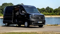 <span class='prepend'>Foto |</span> Duba electrică Nissan Interstar-e este transformată în autorulotă. Poate fi a ta pentru 89.000 de euro, dar doar dacă ești din Germania
