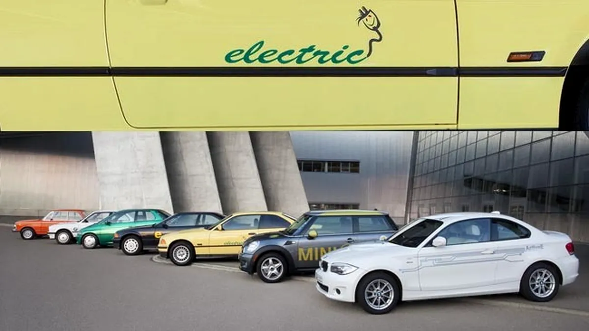 BMW sărbătoreşte 40 de ani de maşini electrice