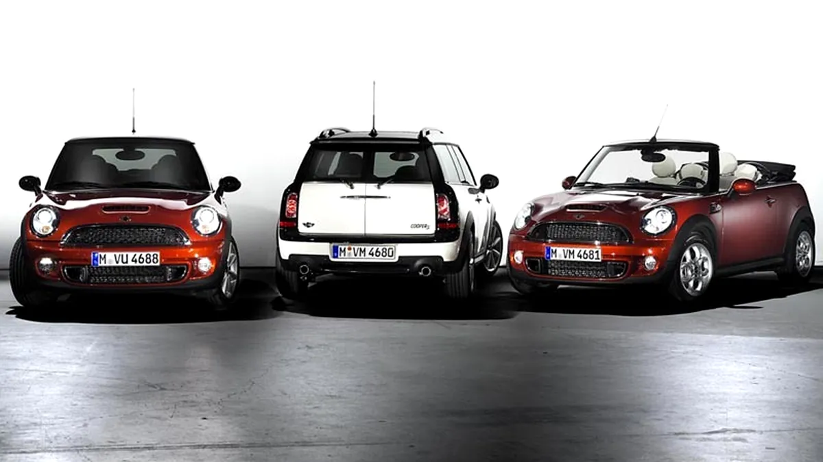 Retuşuri de 2011 pentru Mini, Mini Clubman şi Mini Convertible