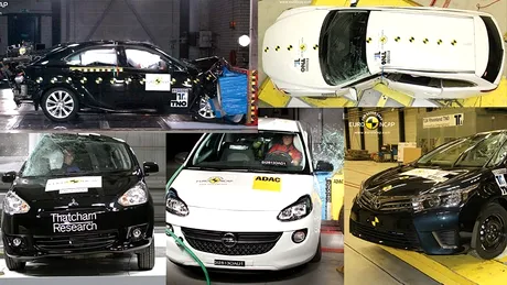 5 maşini noi testate la Euro NCAP în toamna lui 2013