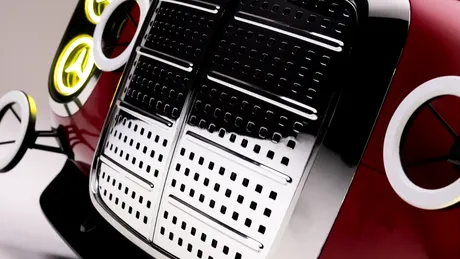 Foto | Fostul designer Mercedes a prezentat viziunea sa despre „Porcul Roșu”. Conceptul, bazat pe un Mercedes-AMG din 1971