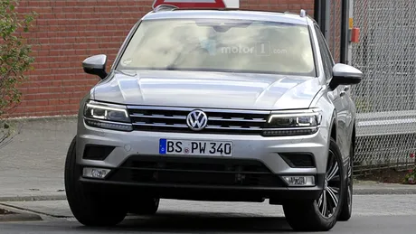 Noul VW Tiguan LWB pare un Touareg intrat la apă- GALERIE FOTO