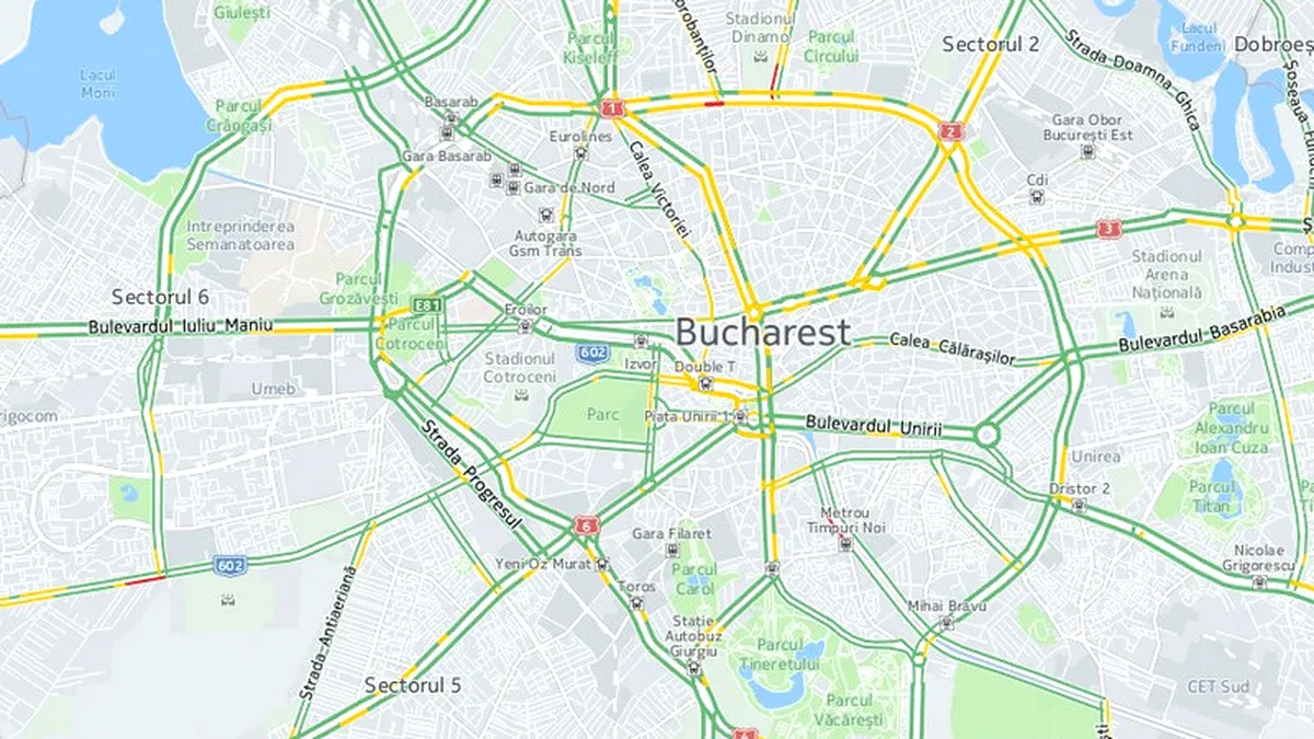 HERE Maps oferă informaţii din trafic în timp real pentru toată România