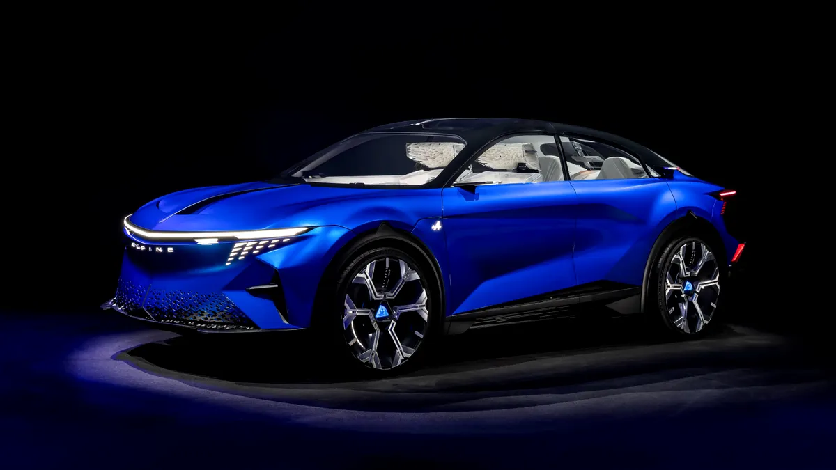 Alpine prezintă noul concept A390_β. Designul exterior a fost creat de un român - FOTO